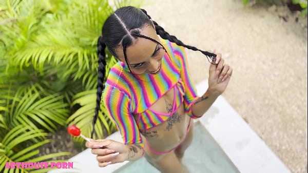 Petite Latina Loves Sucking and Ahegao Sex