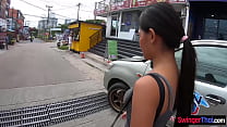 Skinny Thai teen cutie sex with her two week millionaire boyfriend
